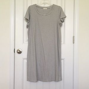 Anthropologie t-shirt dress